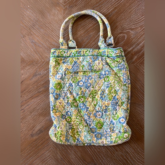 Vera Bradley Tote Bag Retired English Meadow Pattern - Picture 3 of 10